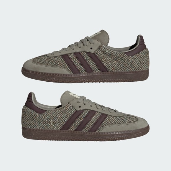 adidas gazelle silver green womens Vintage Adidas Samba Sneakers US 7 – dla dushy main image 0